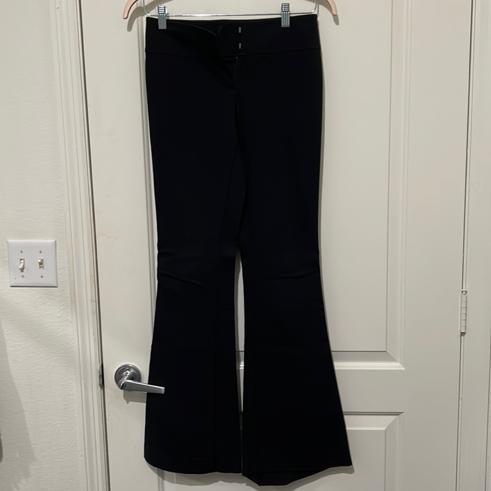 Like New Guess Black Flare Pants with zips - size 4